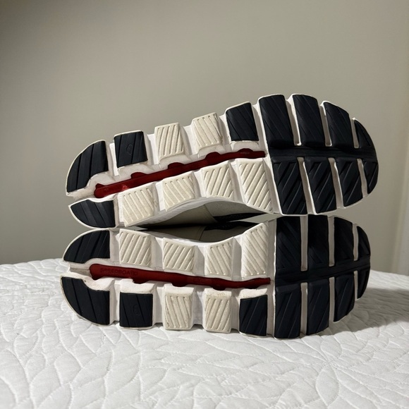 On Running Men's Sneakers - Gray, Black, Red size 12.5 - Picture 9 of 13